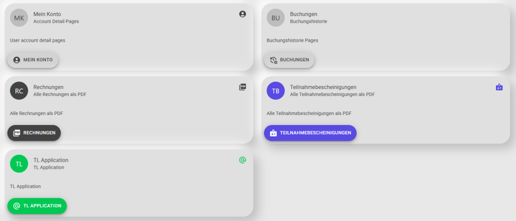 K3 Demo Login Und Backend 2 k3 Backend Kunden ´MainMenu